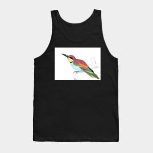 Bee Eater (Merops apiaster) sketch greeting card by Nicole Janes Tank Top